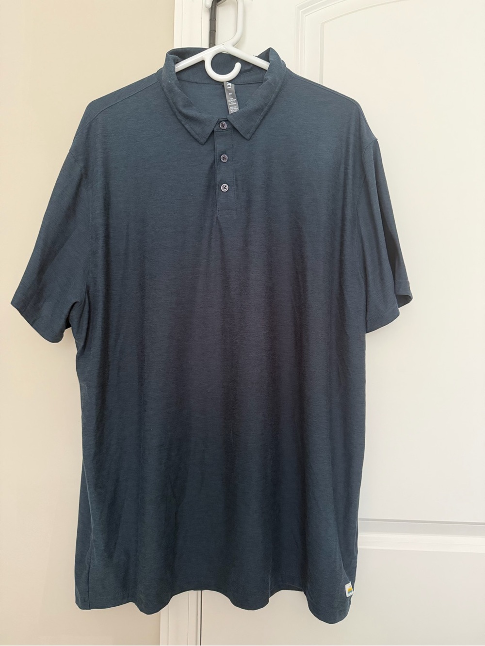 Men's Navy Vuori Strato Tech Polo